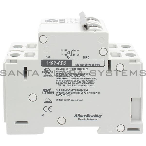 Allen Bradley 1492-CB2H100 Circuit Breaker Product Image