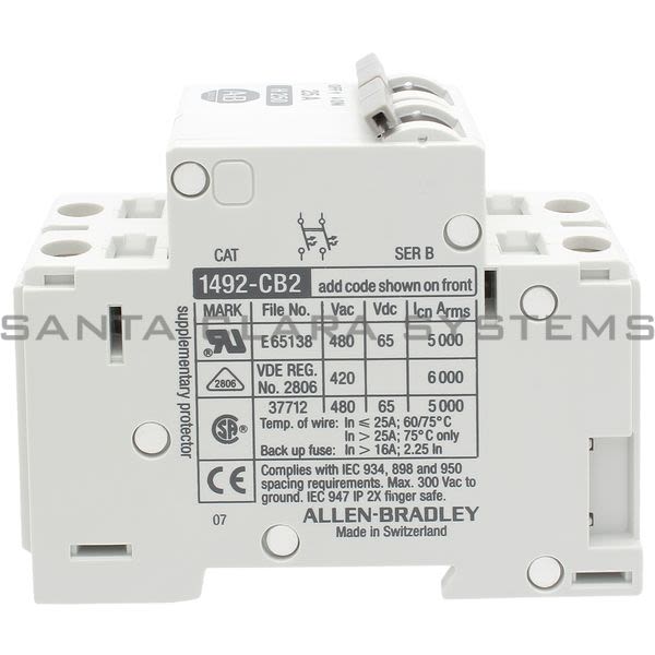 Allen Bradley 1492-CB2H250 Circuit Breaker Product Image