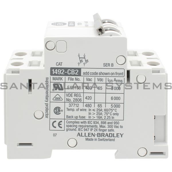 Allen Bradley 1492-CB2H400 Circuit Breaker Product Image