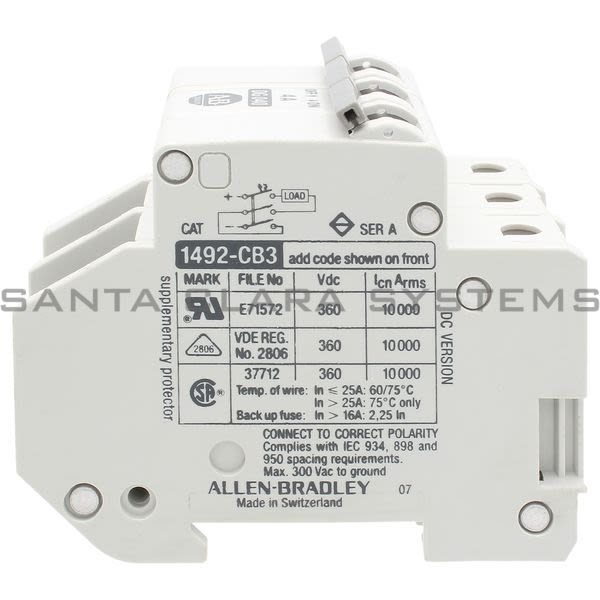 Allen Bradley 1492-CB3DG040 Circuit Breaker Product Image
