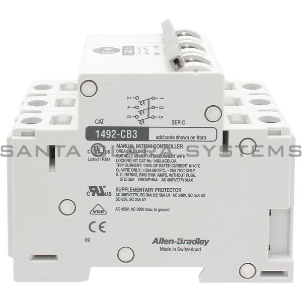 Allen Bradley 1492-CB3G015 Circuit Breaker Product Image