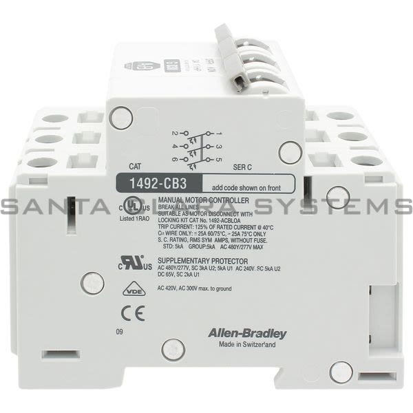 Allen Bradley 1492-CB3G030 Circuit Breaker Product Image