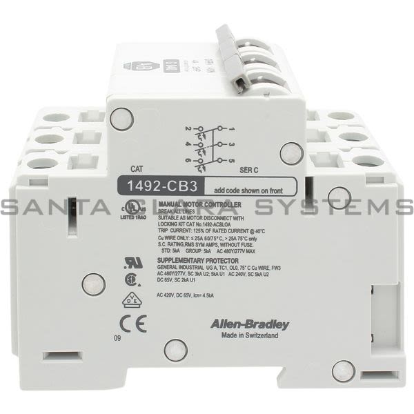 Allen Bradley 1492-CB3G040 Circuit Breaker Product Image