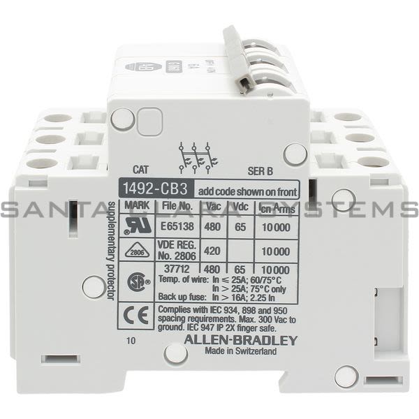 Allen Bradley 1492-CB3G060 Circuit Breaker Product Image