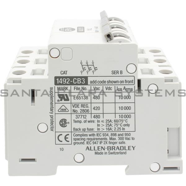 Allen Bradley 1492-CB3G070 Circuit Breaker Product Image