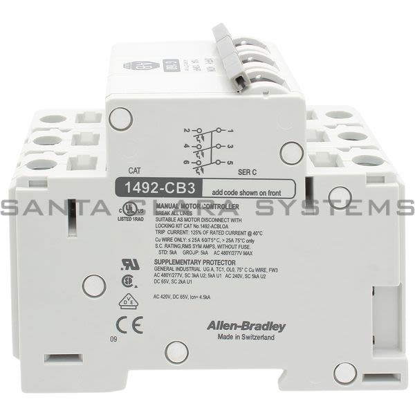 Allen Bradley 1492-CB3G160 Circuit Breaker Product Image