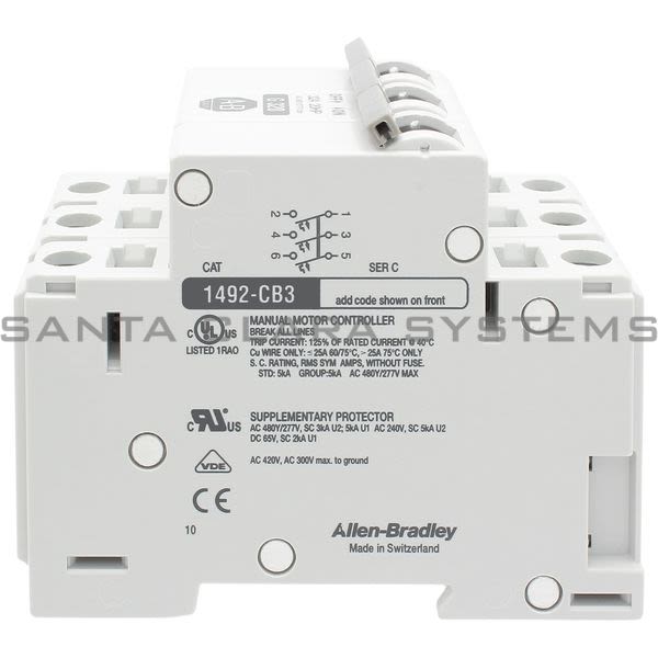 Allen Bradley 1492-CB3G320 Circuit Breaker Product Image