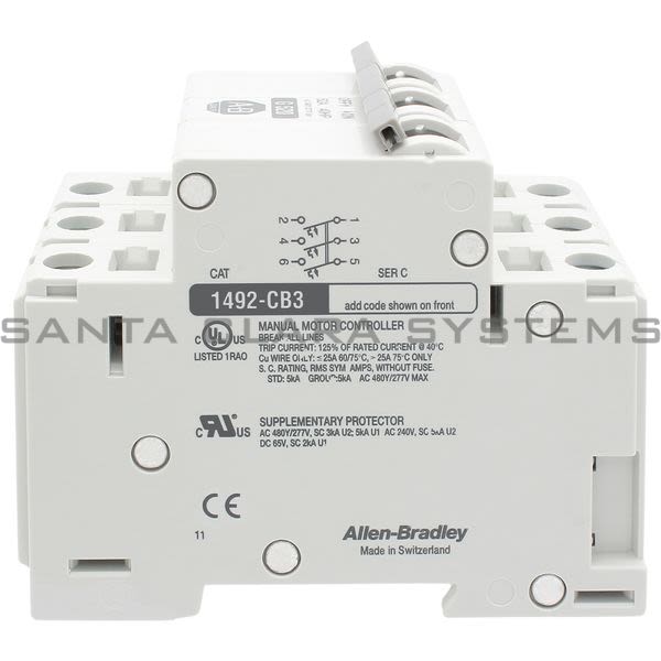 Allen Bradley 1492-CB3G520 Circuit Breaker Product Image