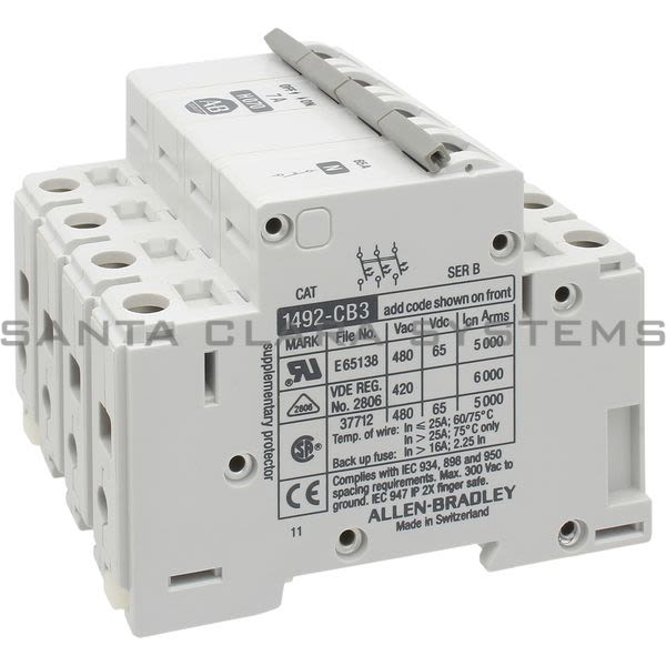 Allen Bradley 1492-CB3H070-N Circuit Breaker Product Image