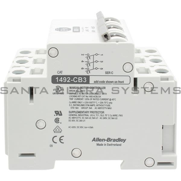 Allen Bradley 1492-CB3H080 Circuit Breaker Product Image