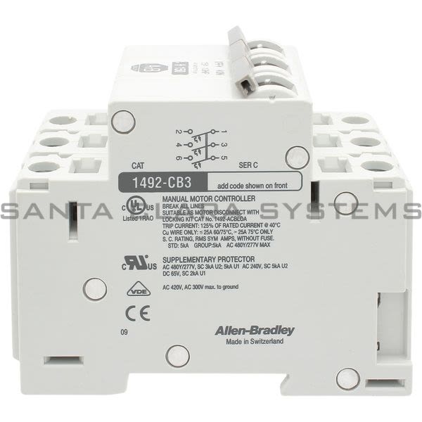 Allen Bradley 1492-CB3H150 Circuit Breaker Product Image