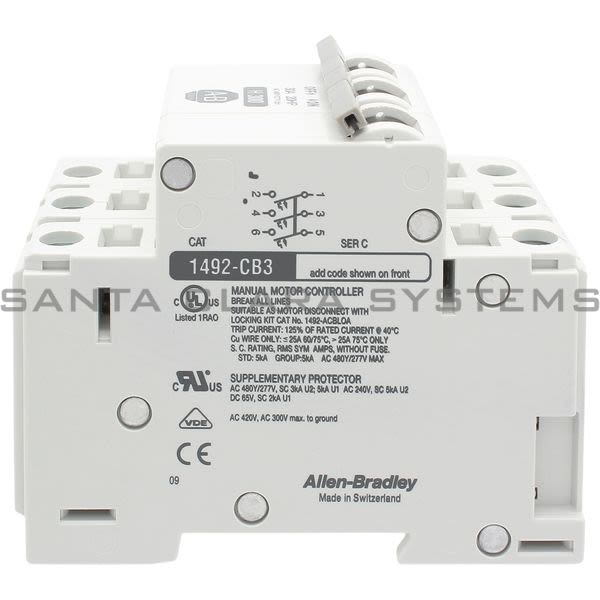 Allen Bradley 1492-CB3H300 Circuit Breaker Product Image