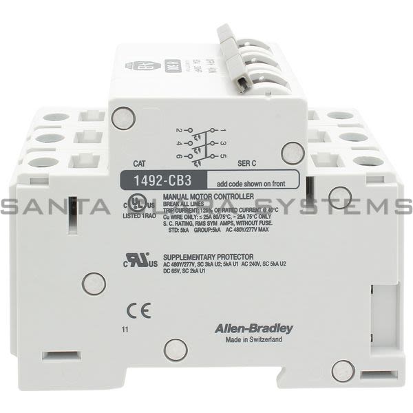 Allen Bradley 1492-CB3H500 Circuit Breaker Product Image