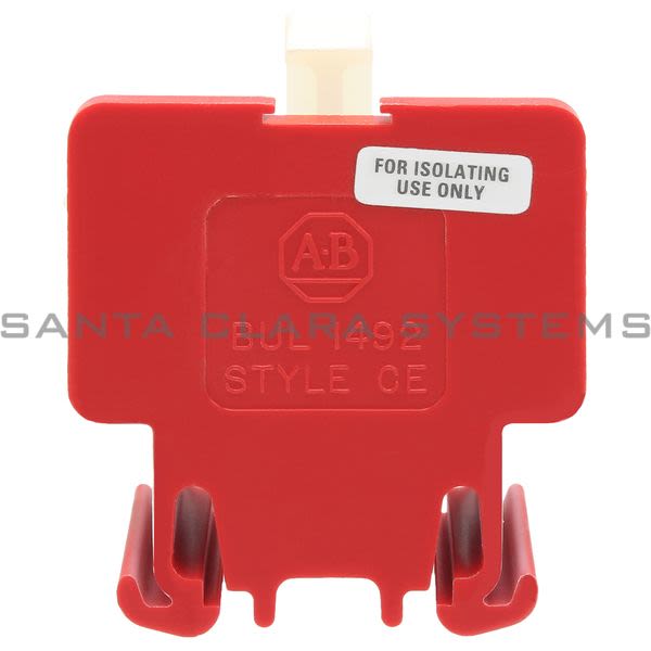 Allen Bradley 1492-CE9RE Terminal Block, Red Product Image