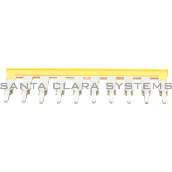 Allen Bradley 1492-CJLJ5-10  Plug-In Center Jumper, 5 mm, 10 Pole, Yellow Product Image