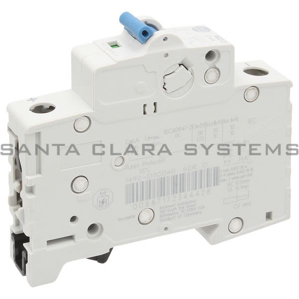 Allen Bradley 1492-D1C040 Circuit Breaker Product Image