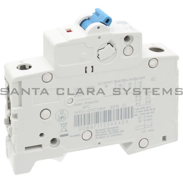 Allen Bradley 1492-D1C080 Circuit Breaker Product Image