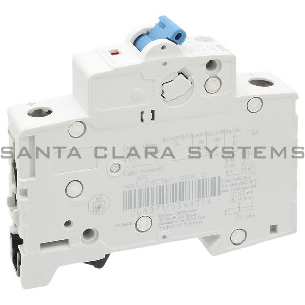 Allen Bradley 1492-D1C160 Miniature Circuit Breaker Product Image