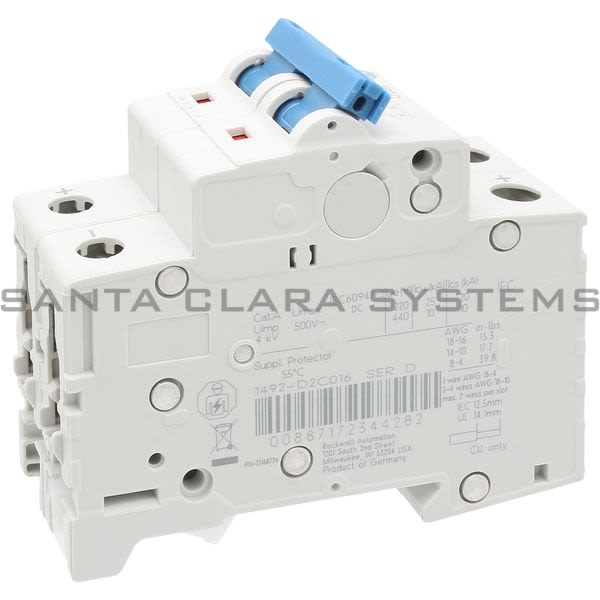 Allen Bradley 1492-D2C016 Circuit Breaker Product Image