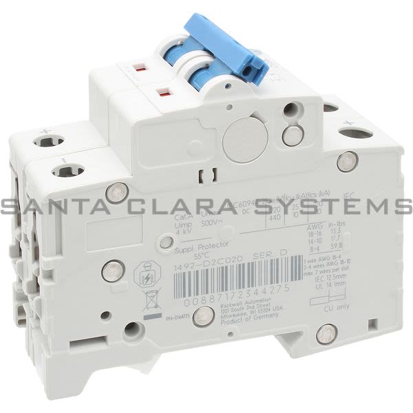Allen Bradley 1492-D2C020 Circuit Breaker Product Image