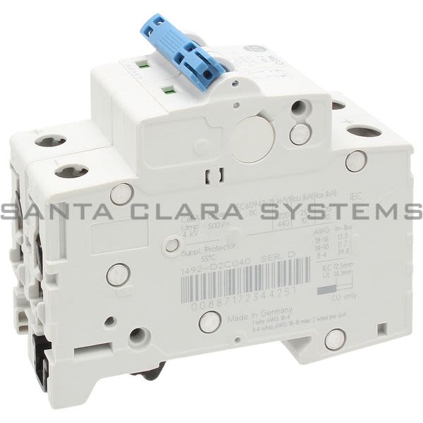 Allen Bradley 1492-D2C040 Circuit Breaker Product Image