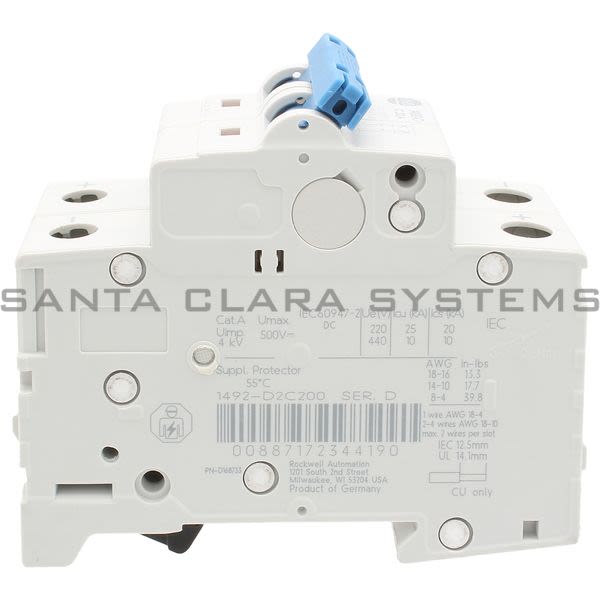 Allen Bradley 1492-D2C200 Circuit Breaker Product Image