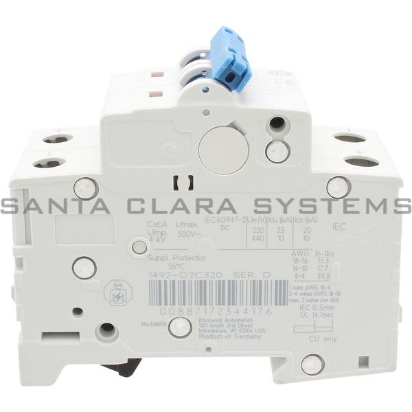 Allen Bradley 1492-D2C320 Circuit Breaker Product Image