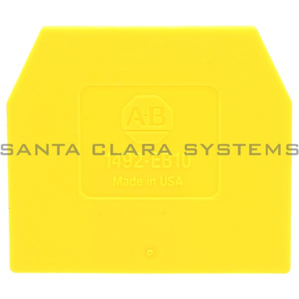 Allen Bradley 1492-EB10-Y End Barrier | Yellow Product Image