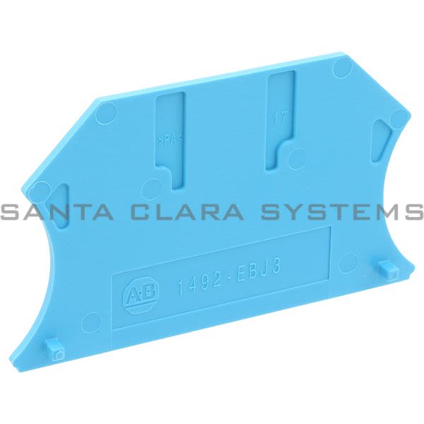 Allen Bradley 1492-EBJ3-B End Barrier Blue Product Image