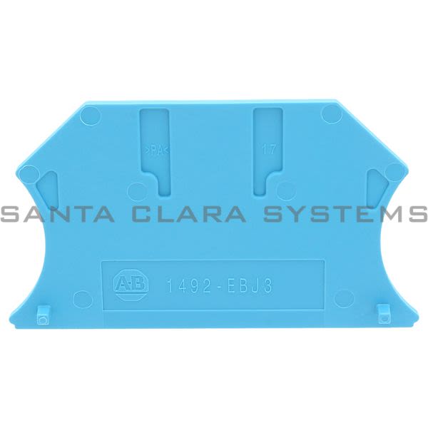 Allen Bradley 1492-EBJ3-B End Barrier Blue Product Image