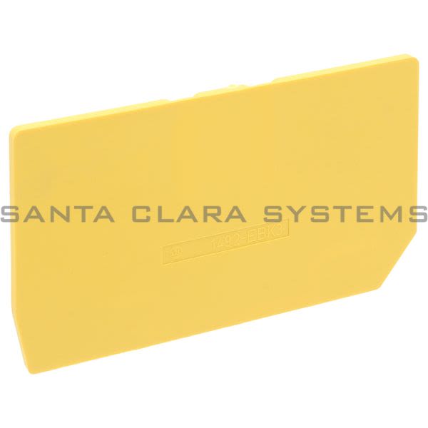 Allen Bradley 1492-EBK3Y End Barrier Cover Yellow Product Image