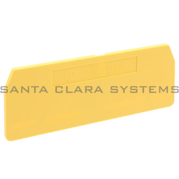 Allen Bradley 1492-EBL3Q-Y Terminal End Cap | Yellow Product Image