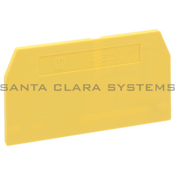Allen Bradley 1492-EBL6-Y End Barrier Yellow Product Image