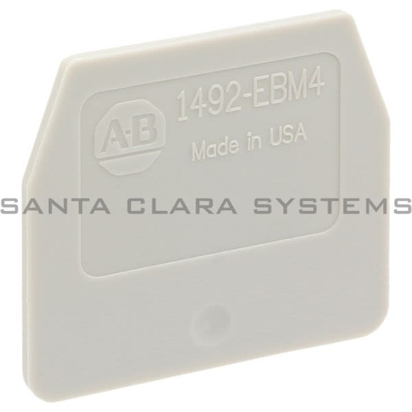 Allen Bradley 1492-EBM4 End Barrier | Gray Product Image
