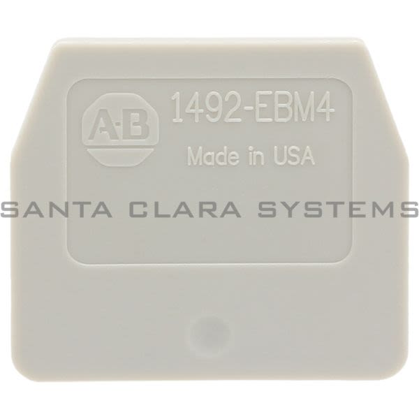 Allen Bradley 1492-EBM4 End Barrier | Gray Product Image