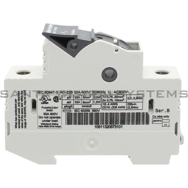 Allen Bradley 1492-FB1M30 Fuse Holder Product Image