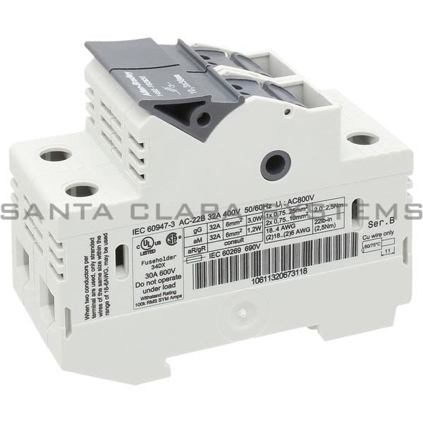 Allen Bradley 1492-FB2M30 Fuse Holder 2 Pole Product Image