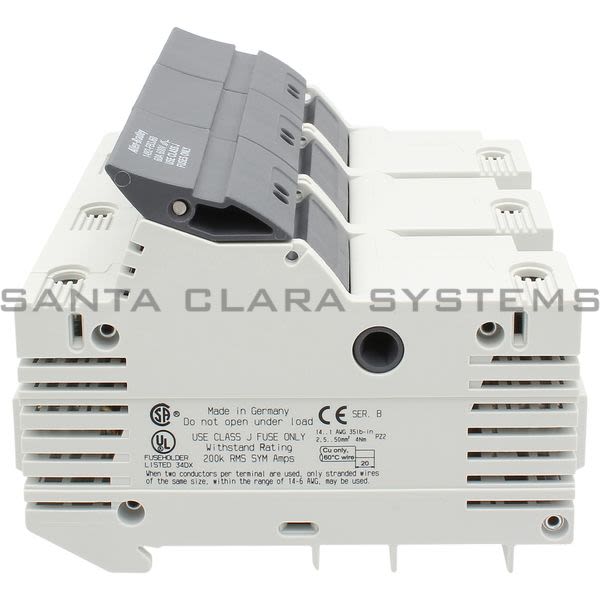 Allen Bradley 1492-FB3J60 Fuse Holder 3 Pole Product Image