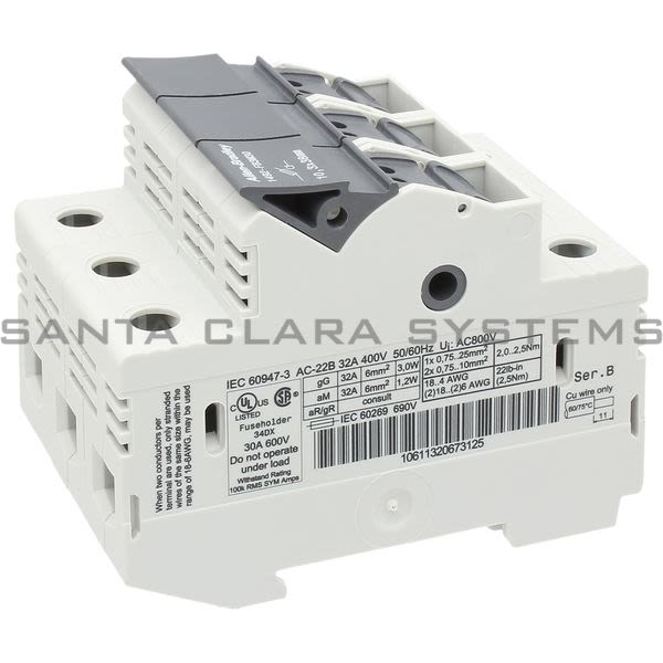 Allen Bradley 1492-FB3M30 Fuse Holder 3 Pole Product Image