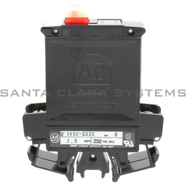 Allen Bradley 1492-G020 Circuit Breaker Single Pole 2 amp Product Image