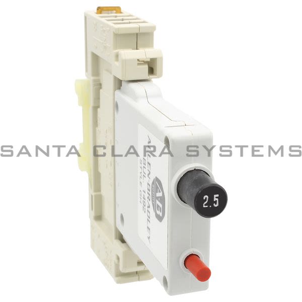 Allen Bradley 1492-GHA025 Single Pole Circuit Breaker 2.5 amp W/ Auxiliary Contacts Product Image