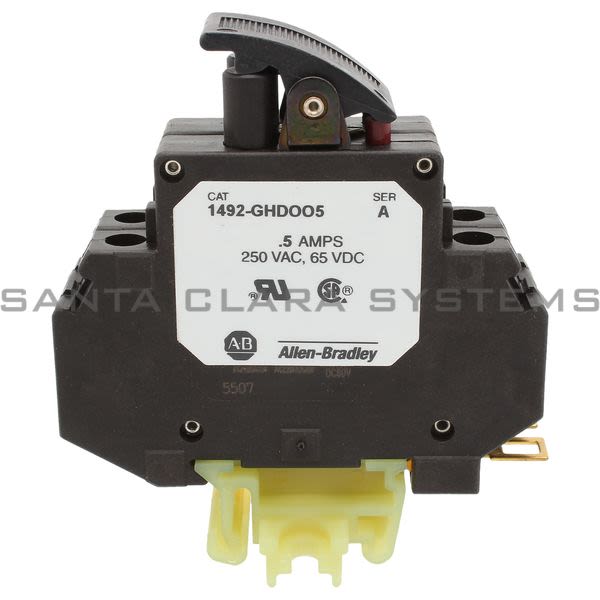 Allen Bradley 1492-GHD005 Double Pole Circuit Breaker Product Image
