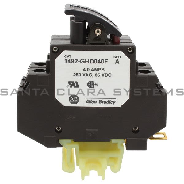 Allen Bradley 1492-GHD040F Double Pole Circuit Breaker Product Image