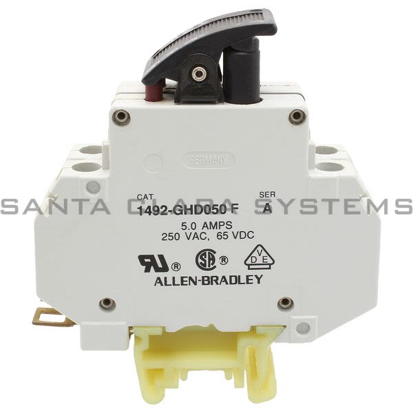 Allen Bradley 1492-GHD050F Double Pole Circuit Breaker Product Image