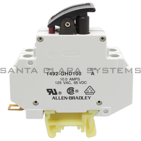 Allen Bradley 1492-GHD100 Double Pole Circuit Breaker Product Image