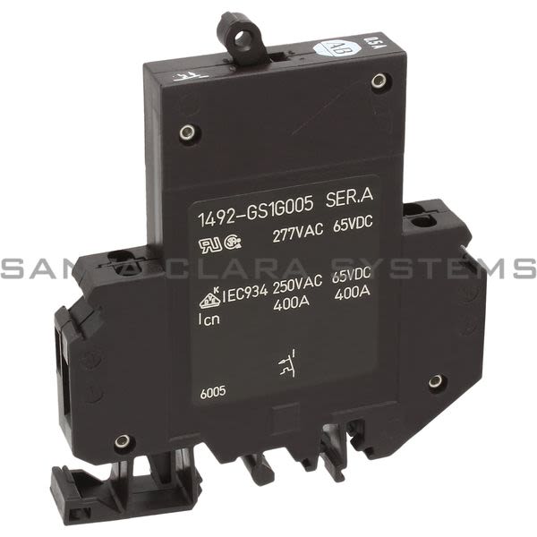 Allen Bradley 1492-GS1G005 1 Pole High Den. Slim Mini.CB O.5 amps Product Image