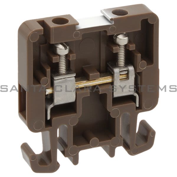Allen Bradley 1492-H1BR Terminal Block | Brown Product Image