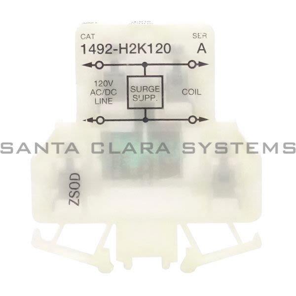 Allen Bradley 1492-H2K120 Finger-Safe Double Circuit Surge Suppressor Block Product Image