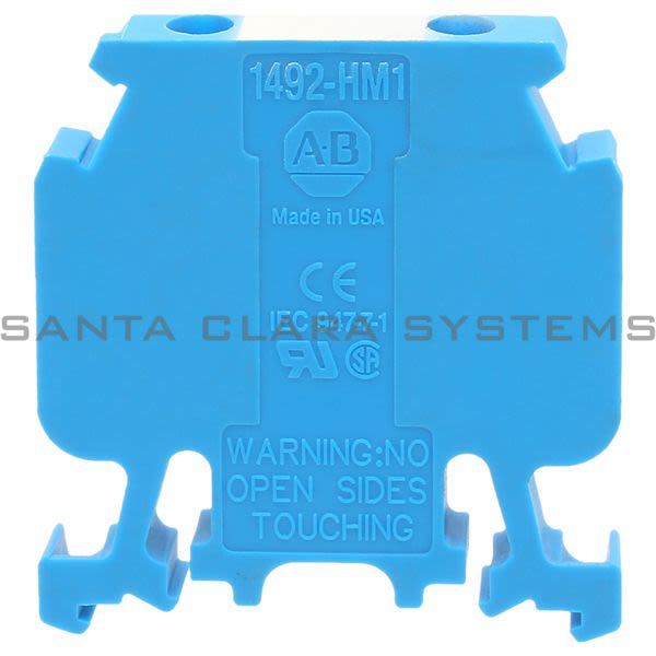 Allen Bradley 1492-HM1B Terminal Block Blue Product Image