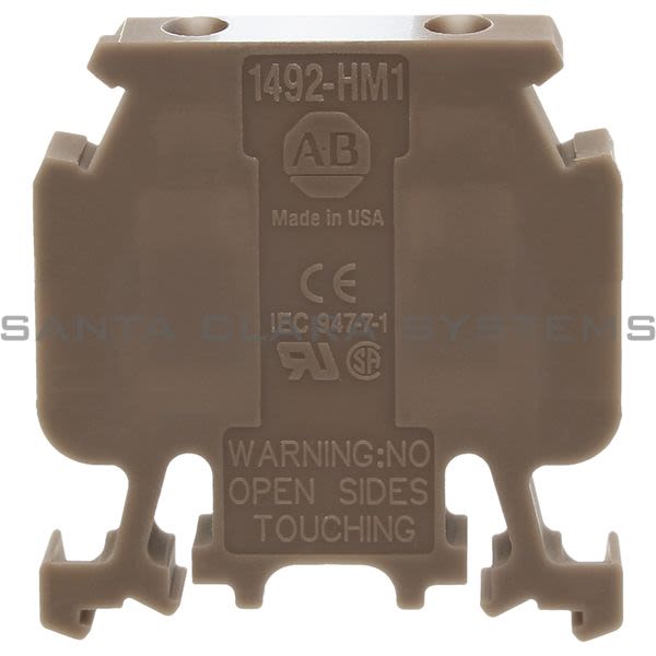 Allen Bradley 1492-HM1BR Terminal Block Brown Product Image